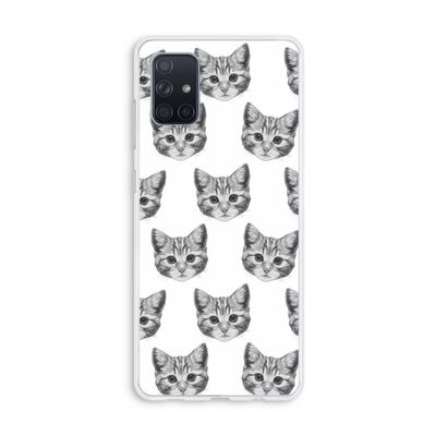 Kitten: Galaxy A71 Transparant Hoesje