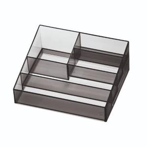 iDesign - Nagellak Organizer met 5 Vakken, 20.3 x 16.5 x 8.3 cm, Smoke