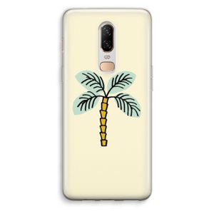 Palmboom: OnePlus 6 Transparant Hoesje