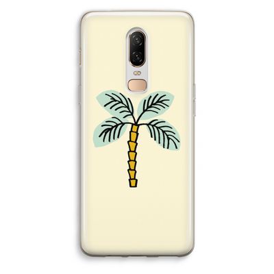 Palmboom: OnePlus 6 Transparant Hoesje
