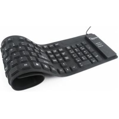 Gembird KB-109F-B Flexibel Toetsenbord