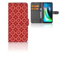 Motorola Moto G9 Play | E7 Plus Telefoon Hoesje Batik Rood