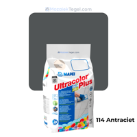Mapei | Ultracolor Plus | 114 Antraciet | Cementgebonden | Voegmiddel | 5KG