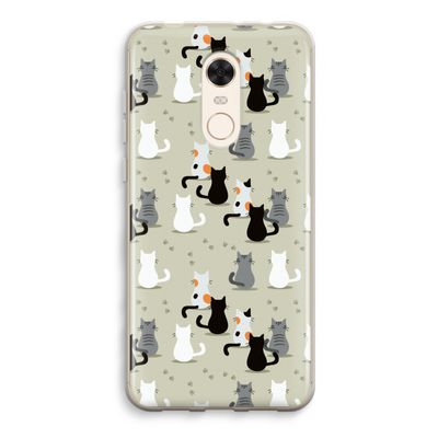 Katten: Xiaomi Redmi 5 Transparant Hoesje