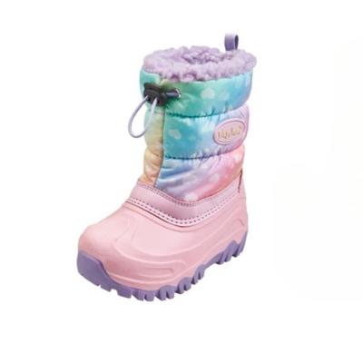 Playshoes snowboots koord regenboog lichtroze-24-25 Playshoes snowboots koord regenboog lichtroze-24-25