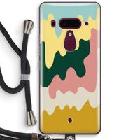 Baar B: HTC U12+ Transparant Hoesje met koord