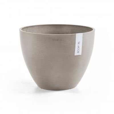 Ecopots Antwerp kunststof bloempot Taupe - Ø 48 cm