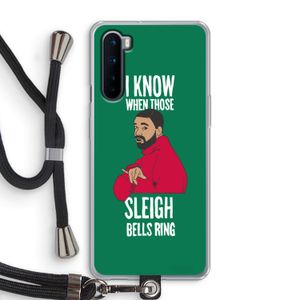 Sleigh Bells Ring: OnePlus Nord Transparant Hoesje met koord