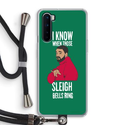 Sleigh Bells Ring: OnePlus Nord Transparant Hoesje met koord