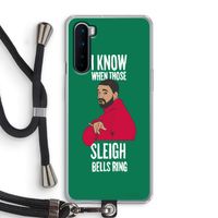 Sleigh Bells Ring: OnePlus Nord Transparant Hoesje met koord