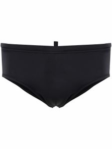 DSQUARED2 slip de bain à logo imprimé - Noir