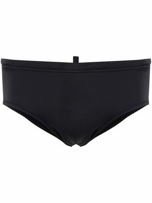 DSQUARED2 slip de bain à logo imprimé - Noir