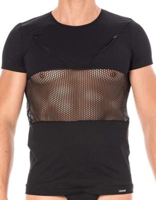 * LOOK ME Heren Shirt in combinatie met mesh
