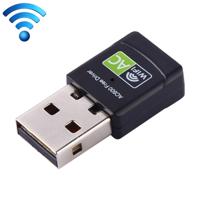 AC600Mbps 2.4GHz & 5GHz Dual-Band USB 2.0 WiFi gratis Drive Adapter externe netwerkkaart