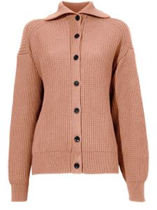 Proenza Schouler White Label cardigan en maille nervurée - Rose