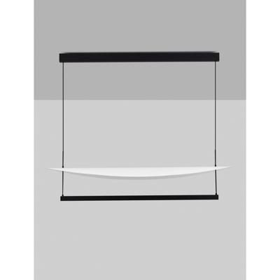 Lyora Design hanglampDiona ovaal zwart met wit - 9580677