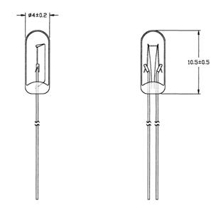 Barthelme 21616500 Speciale gloeilamp Helder T1 1/4 WT 16 V 50 mA 1 set(s)