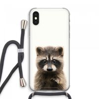 Rocco: iPhone XS Max Transparant Hoesje met koord