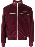 Sporty & Rich veste zippée SR Sport en velours - Rouge