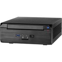 Inter-Tech ITX MW-02 II htpc behuizing USB-A 3.2 (5 Gbit/s), USB-C 3.2 (5 Gbit/s), 2x Audio - thumbnail