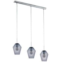 Eglo HanglampMurmillo 3-lichts chroom met smoke - 96774