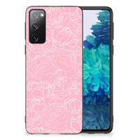 Samsung Galaxy S20 Skin Case White Flowers