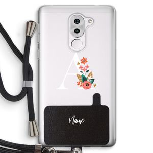 Pink Bouquet: Honor 6X Transparant Hoesje met koord