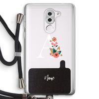 Pink Bouquet: Honor 6X Transparant Hoesje met koord