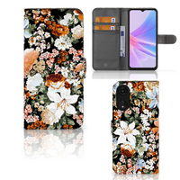 Hoesje voor OPPO A78 5G | A58 5G Dark Flowers