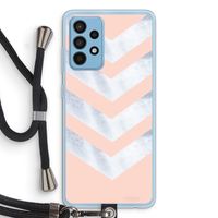 Marmeren pijlen: Samsung Galaxy A52 Transparant Hoesje met koord
