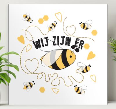 Canvas schilderij we will bee there