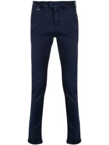 Sartoria Tramarossa pantalon chino à taille basse - Bleu