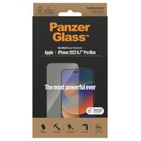 PanzerGlass Ultra-Wide Fit iPhone 14 Pro Max Screenprotector - Zwart - thumbnail