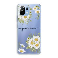 Daisies: Xiaomi Mi 11 Lite Transparant Hoesje Daisies: Xiaomi Mi 11 Lite Transparant Hoesje