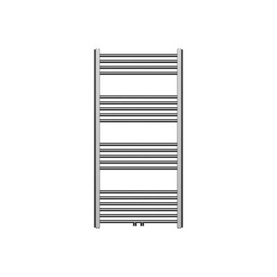 Handdoekradiator Belrad | 120x60 cm | Midden aansluiting | 414 watt | Gun Metal