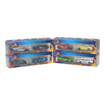 Roadblasters Opbergbox met 2 Die-Cast Raceauto&apos;s