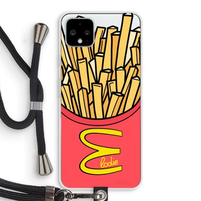 McElodie: Pixel 4 XL Transparant Hoesje met koord