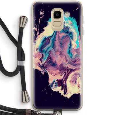 Cosmic Silence: Samsung Galaxy J6 (2018) Transparant Hoesje met koord