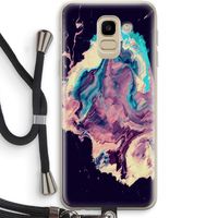 Cosmic Silence: Samsung Galaxy J6 (2018) Transparant Hoesje met koord