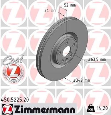 Remschijf COAT Z 450522520