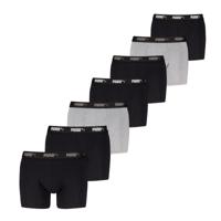 Puma Boxershorts Promo Solid 7-pack Black / Grey-M