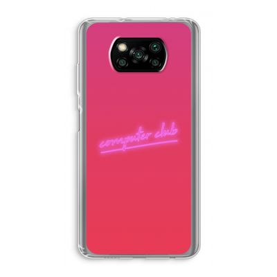 Vice Glow: Xiaomi Poco X3 Pro Transparant Hoesje