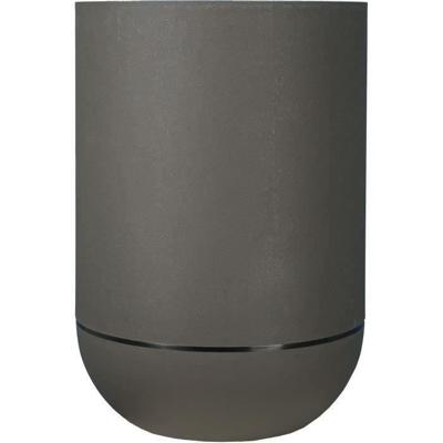 RIVIERA GRANIT TULIPE ronde bloembak - Kunststof - Diameter 50 cm - Grijs