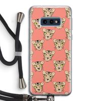 Tijger: Samsung Galaxy S10e Transparant Hoesje met koord
