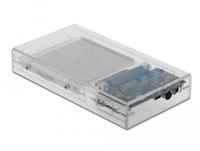 DeLOCK 42622 behuizing voor opslagstations HDD-/SSD-behuizing Transparant 2.5" - thumbnail