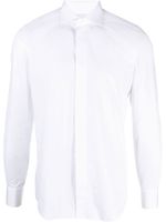 D4.0 chemise en coton à manches longues - Blanc