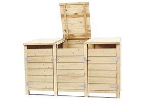Kliko ombouw triple 129x224,5x91 cm- - Hout- Woodvision