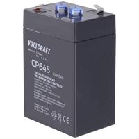 VOLTCRAFT CE6V/4,5Ah Loodaccu 6 V 4.5 Ah Loodvlies (AGM) (b x h x d) 70 x 107 x 47 mm Kabelschoen 4.8 mm Onderhoudsvrij