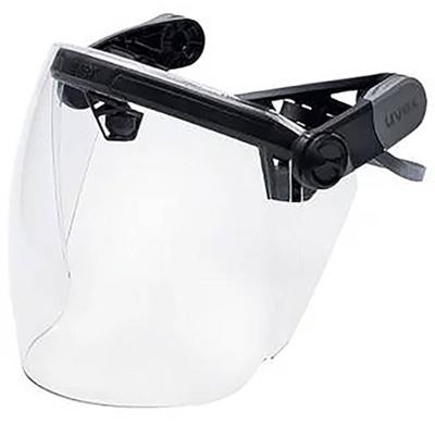 uvex vimox 9920001 Gezichtsscherm Incl. UV-bescherming, Met anti-condens coating, Met anti-kras coating Zwart EN 166:2001