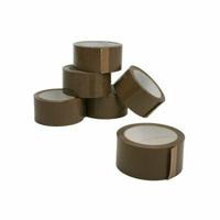 Verpakkingstape bruin 50 mm x 66 mtr | 36 stuks